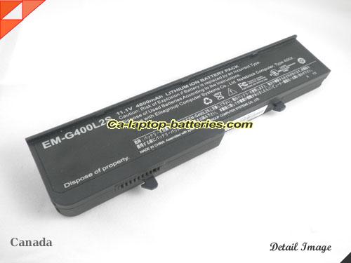 ECS G400 Series Replacement Battery 4800mAh 11.1V Black Li-ion