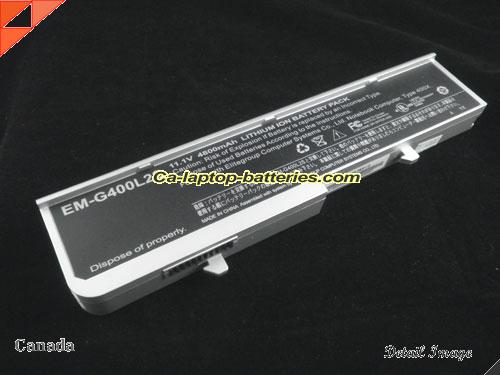 ECS G400 Series Replacement Battery 4800mAh 11.1V Silver Li-ion