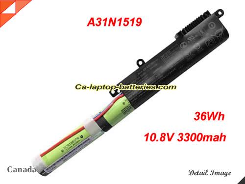 ASUS X540LA-XX441D Replacement Battery 2600mAh, 29Wh  10.8V Black Li-ion