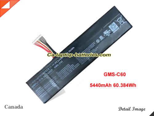 MSI GMS-C60 Battery 5440mAh, 60.384Wh  11.1V Black Li-ion