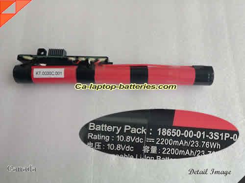 ACER 1865000013S1P0 Battery 2200mAh, 23.76Wh  10.8V Black Li-ion