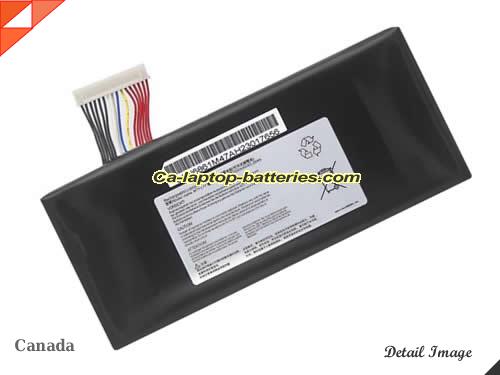 MSI GT72S 6QE-072RU Replacement Battery 6600mAh, 73Wh  11.1V Black Li-ion