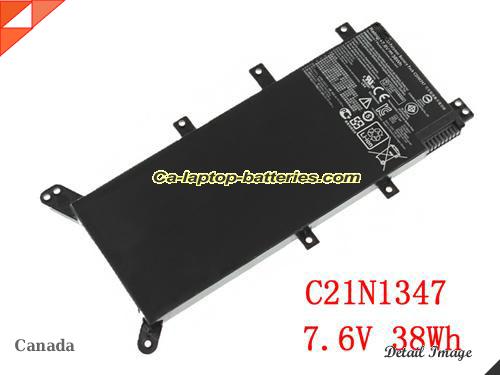 Genuine ASUS R556 Battery For laptop 38Wh, 7.6V, Black , Li-Polymer