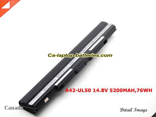 Genuine ASUS UL50Vt-A1 Battery For laptop 5200mAh, 14.8V, Black , Li-ion