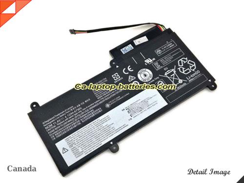 Genuine LENOVO ThinkPad E450(20DCA033CD) Battery For laptop 47Wh, 4.12Ah, 11.4V, Black , Li-ion