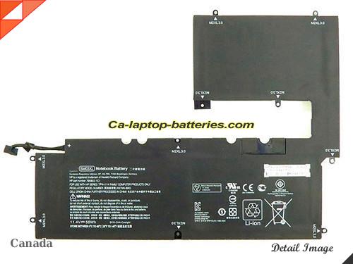 HP 766802-121 Battery 4380mAh, 50Wh  11.4V Black Li-ion