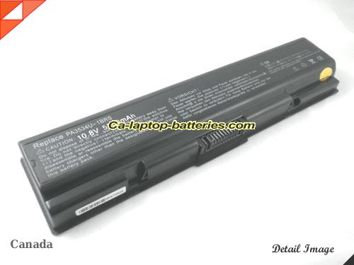 TOSHIBA PA3535U-1BAS Battery 5200mAh 10.8V Black Li-ion
