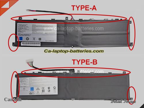 Genuine MSI GS75 Stealth 9SD-407CN Battery For laptop 5380mAh, 80.25Wh , 15.2V, Black , Li-Polymer