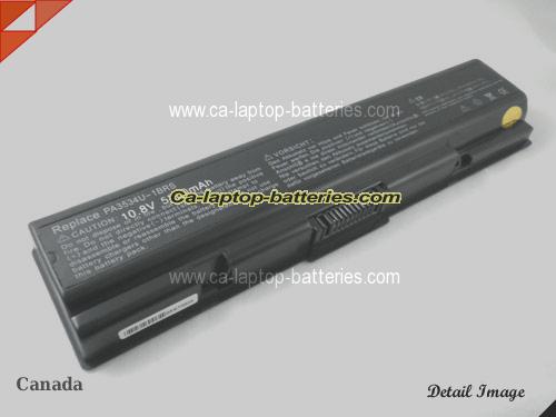 TOSHIBA Equium A200-15i Replacement Battery 5200mAh 10.8V Black Li-ion