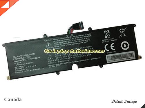 Genuine LG Z160-gh5wk Battery For laptop 5600mAh, 41.44Wh , 7.4V, Black , Li-ion