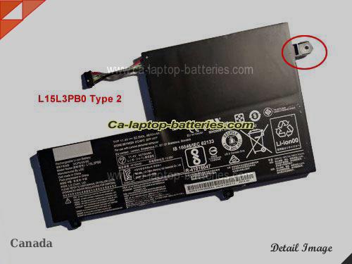 Genuine LENOVO IdeaPad 330s-15IKB-339 Battery For laptop 4610mAh, 52.5Wh , 11.4V, Black , Li-Polymer