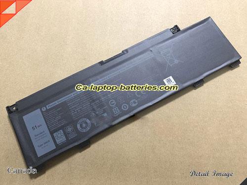 Genuine DELL G3 3590 Battery For laptop 4255mAh, 51Wh , 11.4V, Black , Li-Polymer