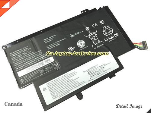 LENOVO ThinkPad Yoga 12(20DK-K000LAU) Replacement Battery 3180mAh, 47Wh  14.8V Black Li-ion