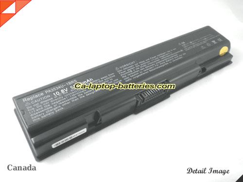 TOSHIBA Satellite L505-S6956 Replacement Battery 5200mAh 10.8V Black Li-ion