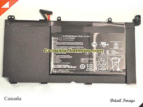 ASUS R553LN-XO420H Replacement Battery 50Wh 11.1V Black Li-Polymer