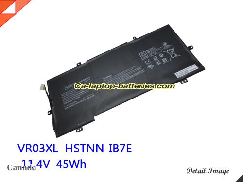 HP HSTNN-1B7E Battery 3950mAh, 45Wh  11.4V Black Li-ion
