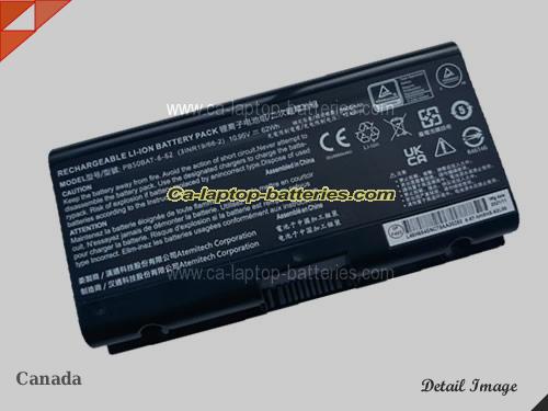 Genuine CLEVO PB70EF-G Battery For laptop 5500mAh, 62Wh , 10.95V, Black , Li-ion