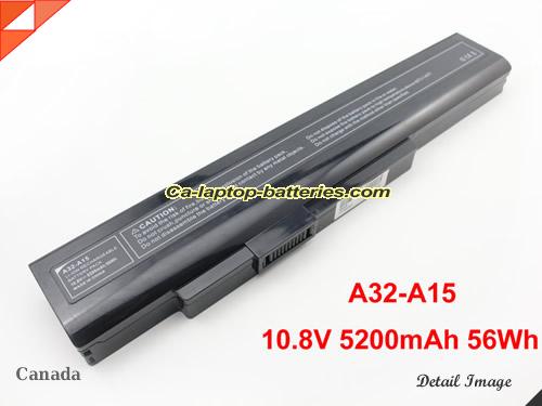 MEDION E6234 Replacement Battery 5200mAh, 56Wh  10.8V Black Li-ion