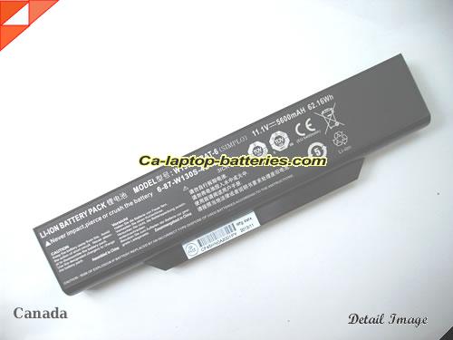 Genuine WORTMANN TERRA MOBILE 1541H Battery For laptop 5600mAh, 62.16Wh , 11.1V, Black , Li-ion