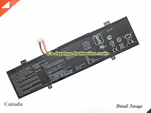 Genuine ASUS TP412FA-EC020T Battery For laptop 3640mAh, 42Wh , 11.55V, Black , Li-Polymer