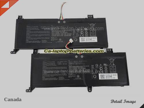 Genuine ASUS Vivobook 14 X412fa-ek401t Battery For laptop 4850mAh, 37Wh , 7.7V, Black , Li-ion