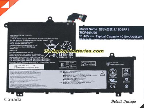 LENOVO SB10V25236 Battery 4010mAh, 45Wh  11.4V Black Li-Polymer