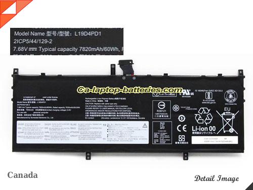 Genuine LENOVO Yoga C640 13 Battery For laptop 7820mAh, 60Wh , 7.68V, Black , Li-Polymer