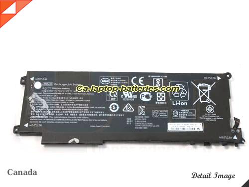 Genuine HP ZBook X2 G4(2ZC10EA) Battery For laptop 4546mAh, 70Wh , 15.4V, Black , Li-Polymer