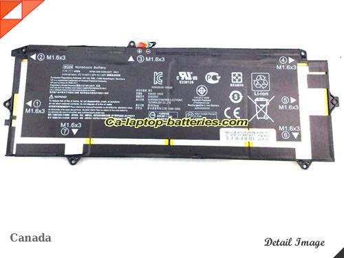 Genuine HP Elite X2 1012 G1-T5H23EP Battery For laptop 4820mAh, 40Wh , 7.7V, Black , Li-ion