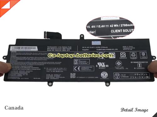 TOSHIBA Portege A30-E-143 Replacement Battery 2700mAh, 42Wh  15.4V  Li-Polymer