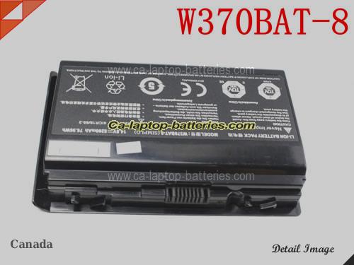 Genuine VENOM BLACKBOOK PRO 15 Battery For laptop 5200mAh, 76.96Wh , 14.8V, Black , Li-ion