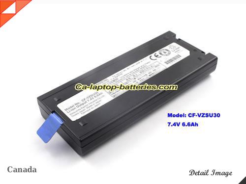 PANASONIC CF-VZSU30BU Battery 6600mAh, 6.6Ah 7.4V Black Li-ion