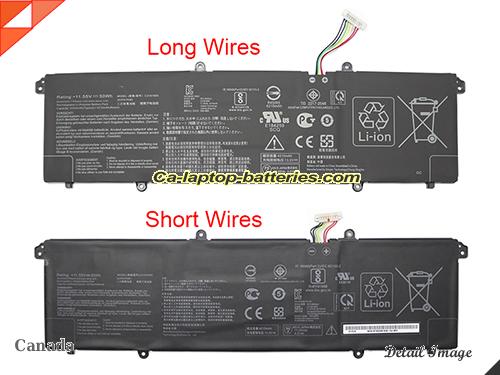 Genuine ASUS Vivobook S15 S533FA-EJ052T Battery For laptop 4335mAh, 50Wh , 11.55V, Black , Li-Polymer