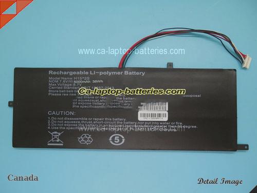 Genuine BYONE X8-Max Battery For laptop 5000mAh, 38Wh , 7.6V, Black , Li-Polymer