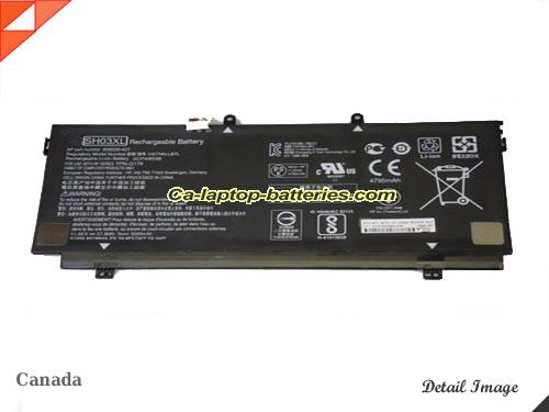 Genuine HP Z4Z31UAABA Battery For laptop 5020mAh, 57.9Wh , 11.55V, Black , Li-Polymer