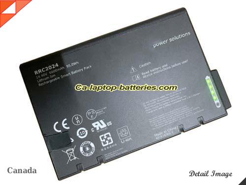 RRC 100497-04 Battery 6600mAh, 95Wh  14.4V Black Li-ion