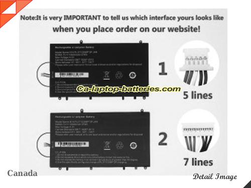 HAIER NB44 Replacement Battery 10000mAh, 37Wh  3.7V Black Li-Polymer