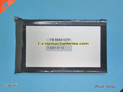 GPD 6664107 Battery 7200mAh 3.8V Sliver Li-Polymer