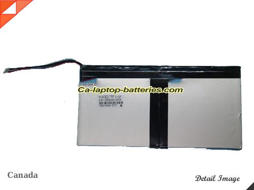 OTHER H-4082175P Battery 10000mAh, 38Wh  3.8V Sliver Li-Polymer