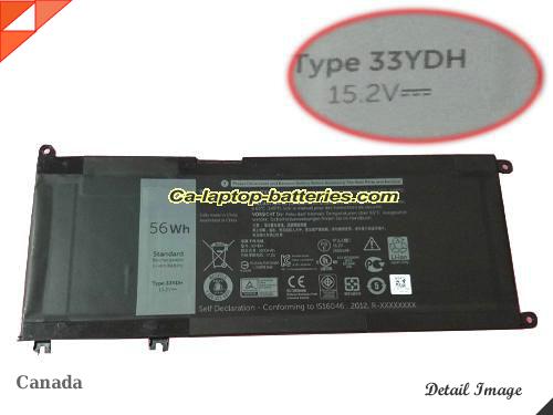 Genuine DELL G5 15 5587 Battery For laptop 3500mAh, 56Wh , 15.2V, Black , Li-ion