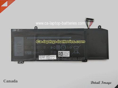 Genuine DELL ALIENWARE 2018 Orion M15 Battery For laptop 3750mAh, 60Wh , 15.2V, Black , Li-Polymer