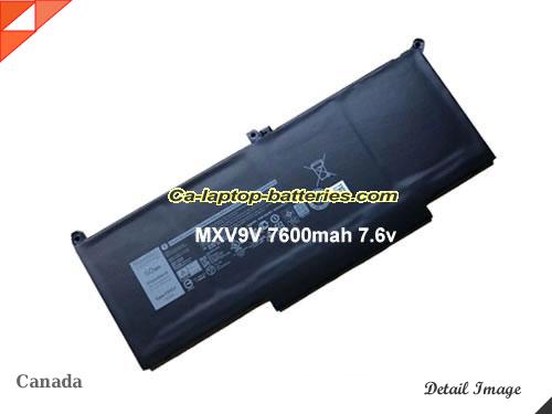 Genuine DELL Latitude 7300-6HH99 Battery For laptop 7500mAh, 60Wh , 7.6V, Black , Li-Polymer