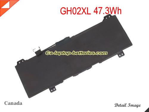 HP GH02XL Battery 6000mAh, 47.3Wh  7.7V Black Li-Polymer