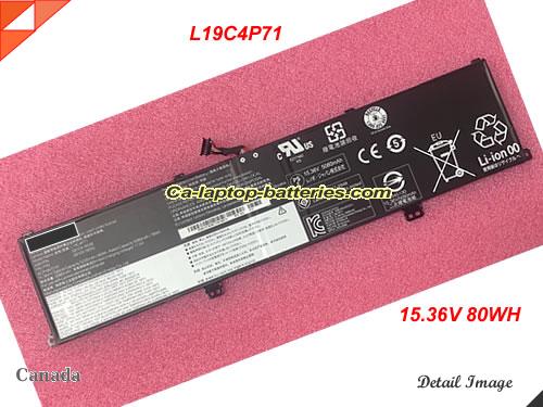 LENOVO 5B10X19050 Battery 5235mAh, 80Wh  15.36V Black Li-Polymer