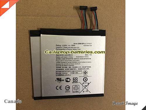 Genuine ASUS ZenPad 10 Z0130MF Battery For laptop 4680mAh, 18Wh , 3.85V, Sliver , Li-Polymer