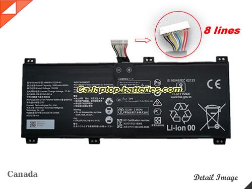 HUAWEI HB6081V1ECW-41 Battery 3665mAh, 56Wh  15.28V Black Li-Polymer