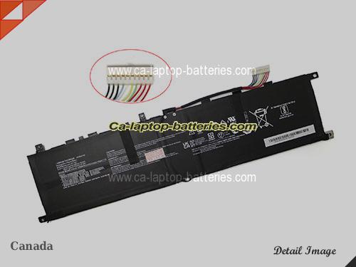 MSI GS65 9SF Replacement Battery 4280mAh, 65Wh  15.2V Black Li-Polymer