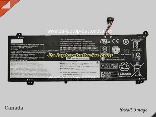 Genuine LENOVO ThinkBook 14S YOGA 20WE002CUK Battery For laptop 3912mAh, 60Wh , 15.44V, Black , Li-Polymer