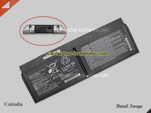 Genuine PANASONIC CF-XZ6PFKQR Battery For laptop 5200mAh, 40Wh , 7.6V, Sliver And Black , Li-Polymer