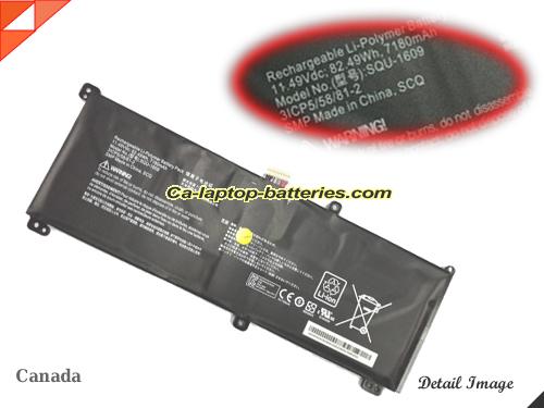 Genuine LG 15GD870-XX70K Battery For laptop 7180mAh, 72.49Wh , 11.49V, Black , Li-ion